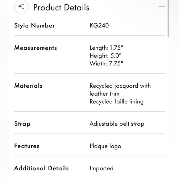 kate spade NWT! $228 MSRP Noel Jacquard Printed Belt Bag - Picture 5 of 10